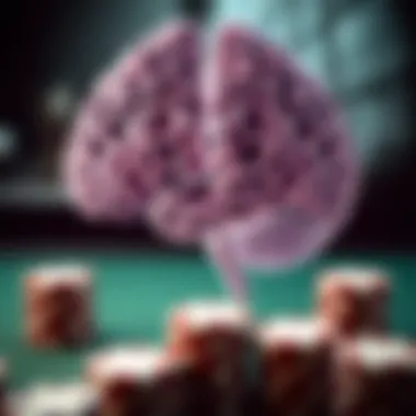 Psychological Aspects in Poker Intricate brain graphic representing psychological aspects of poker