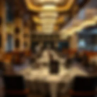 Gourmet Dining Experience Elegant dining area within Lake Charles Casino featuring gourmet cuisine