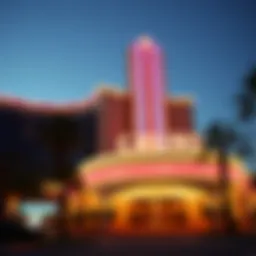 Exterior view of a Las Vegas casino without resort fees