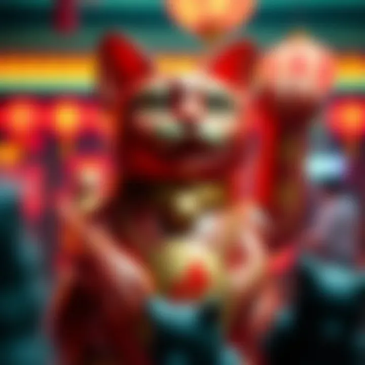 Symbolic representation of the origins of Lucky Cat culture