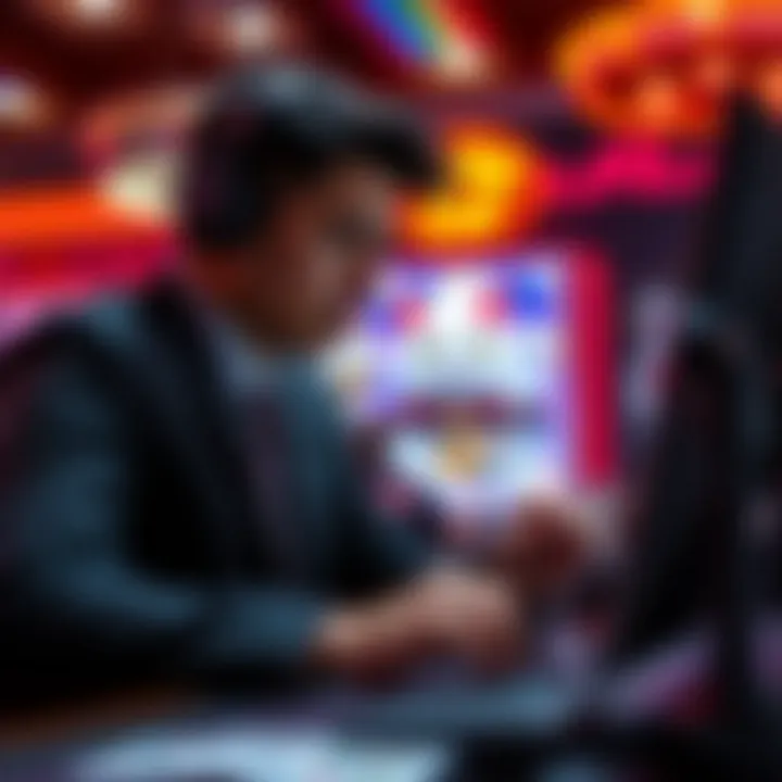 A player strategizing while playing Lucky Cat slots online