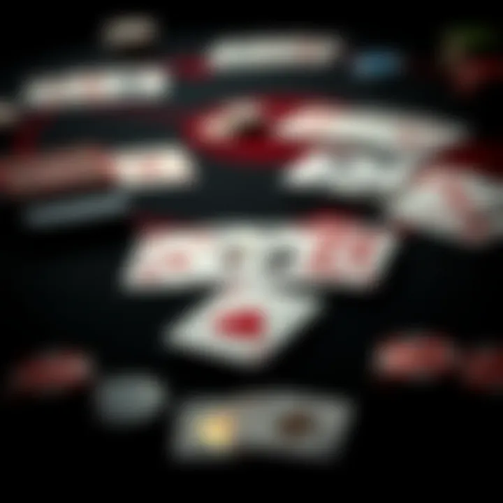 A strategic visualization of blackjack card combinations