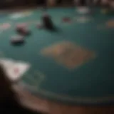 A strategic overview of a blackjack table