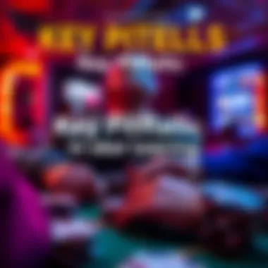 Key Pitfalls in Poker Learning A visually engaging infographic illustrating key pitfalls in poker learning