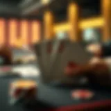 Strategic card arrangement showcasing tactical gameplay in poker