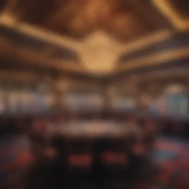 Casino Bingo Hall Atmosphere A vibrant casino bingo hall filled with players