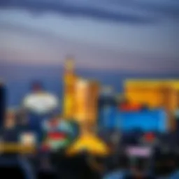 Las Vegas skyline showcasing iconic landmarks