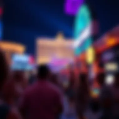 Experience the Thriving Nightlife at MGM Resorts Vibrant nightlife scene at an MGM resort with guests enjoying entertainment