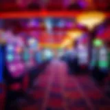 A dazzling view of Mohegan Sun Resort's main gaming floor showcasing vibrant slot machines and gaming tables.