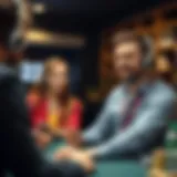 Customer service representative assisting a client