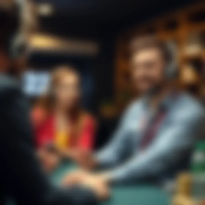 Customer Service Interaction Customer service representative assisting a client