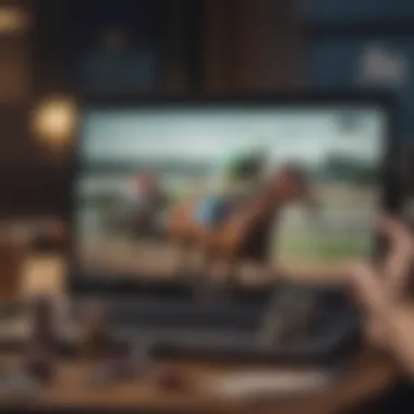 Online Betting Platform for Horse Racing A vibrant online betting platform for horse racing