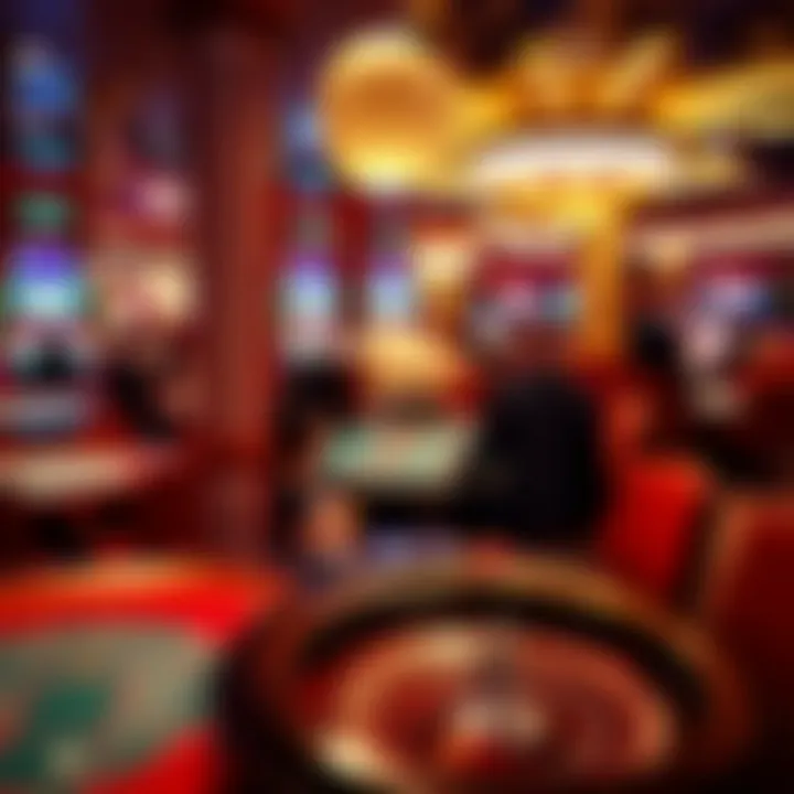 Exciting table games like blackjack and roulette in action on a Norwegian Cruise Line casino floor.