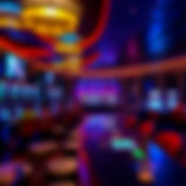 Entertainment Area at Ocean Casino Vibrant entertainment area with live performances at Ocean Casino