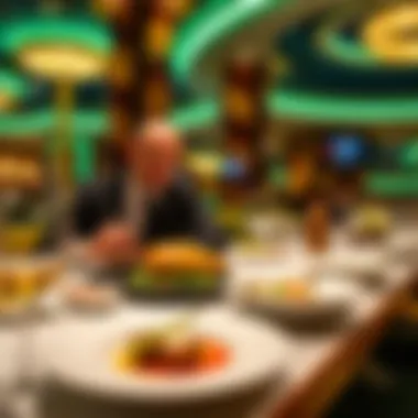 Gourmet Dining at Ocean Casino Gourmet dining experience at one of Ocean Casino's restaurants