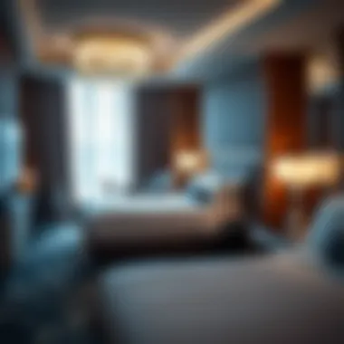 Luxurious Hotel Room at Ocean Casino Luxurious hotel room at Ocean Casino showcasing modern amenities