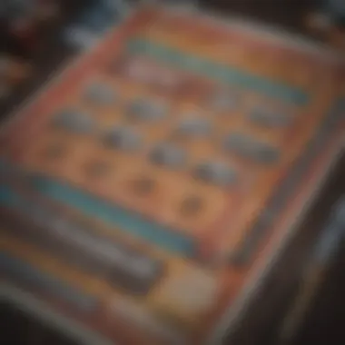 Online Scratch Lottery Ticket Interface Visual representation of an online scratch lottery ticket interface