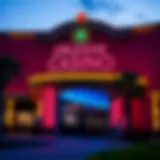 Orleans Casino Exterior Exterior view of Orleans Casino showcasing its vibrant atmosphere