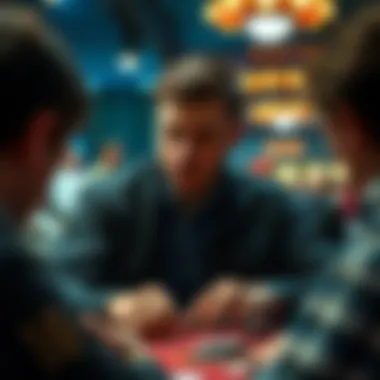 Mastering Strategies for Success A strategic poker player contemplating moves