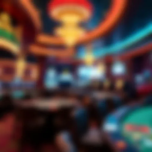 Interior view showcasing the vibrant atmosphere of Potomac Casino