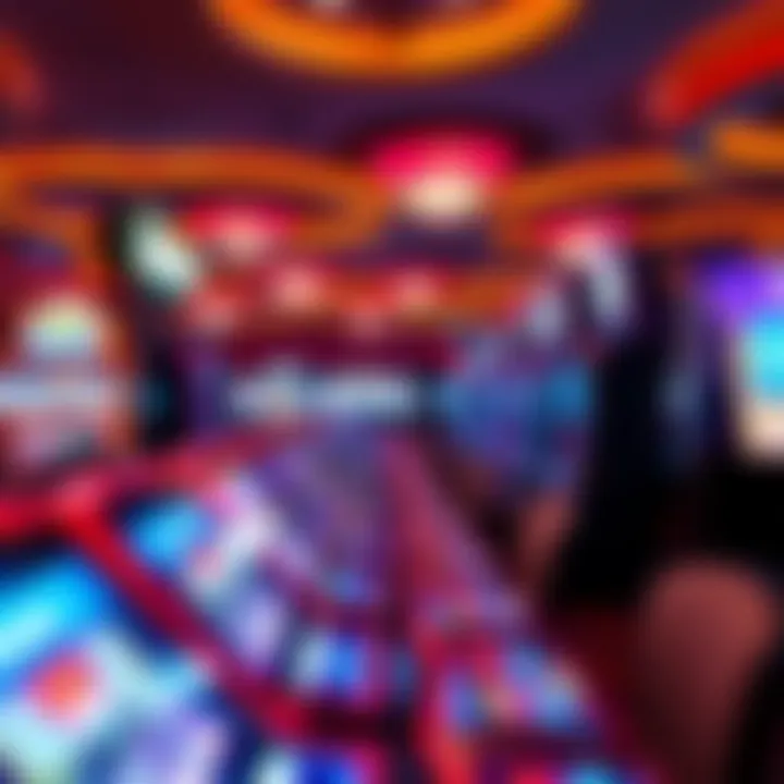 Vibrant gaming floor filled with excitement