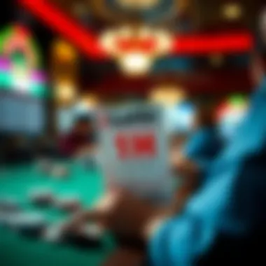 A conceptual image representing responsible gambling practices