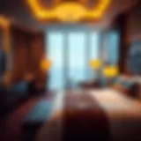 Luxurious hotel room at Rivers Casino Schenectady showcasing modern decor and comfort