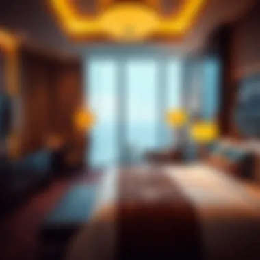 Luxurious hotel room at Rivers Casino Schenectady showcasing modern decor and comfort