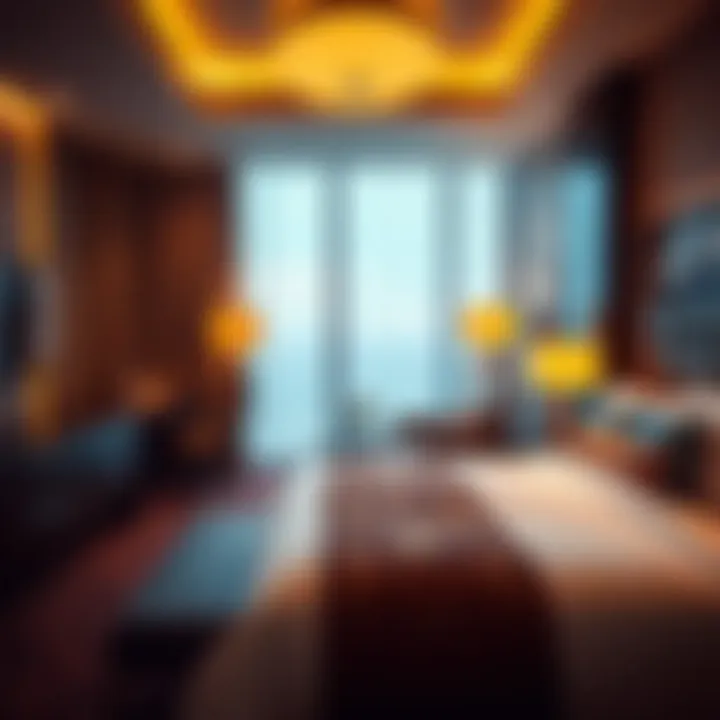 Luxurious hotel room at Rivers Casino Schenectady showcasing modern decor and comfort