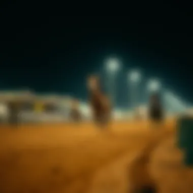 Exciting horse race captured at Saratoga Casino, illustrating the thrill of the sport