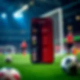 User-friendly interface of a soccer betting app