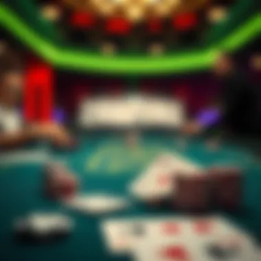 Visual representation of the strategic advantage gained through shuffle tracking in blackjack.