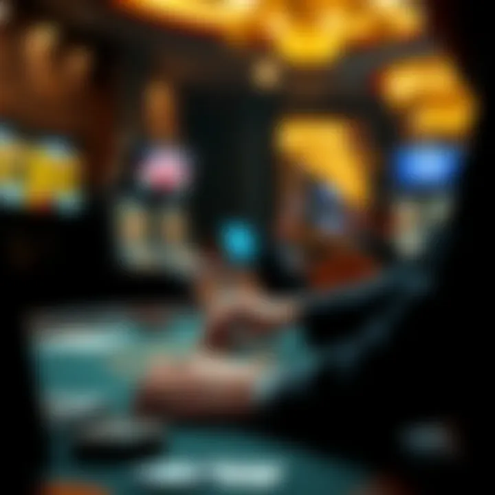 Graphic showcasing technology's impact on blackjack