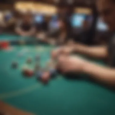 Experiencing Thrilling Table Games in Las Vegas Table games with players enjoying their time