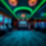 Luxurious gaming area at Tap MGM