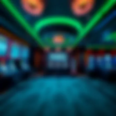 Luxurious gaming area at Tap MGM