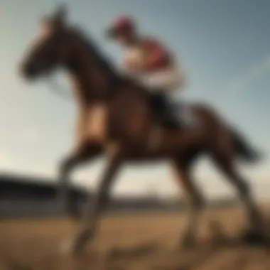 Legacy of a Jockey Historic image of a famous jockey in action