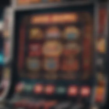 Vibrant Online Video Slot Interface A captivating online video slot machine interface showcasing vibrant graphics and animations