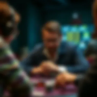 Analyzing Poker Strategies from Videos A knowledgeable player analyzing poker strategies from a video.