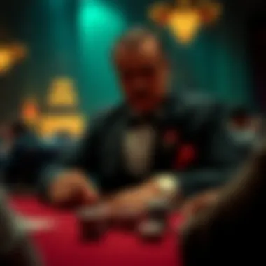 A visual representation of poker strategies and innovations introduced by the Godfather.