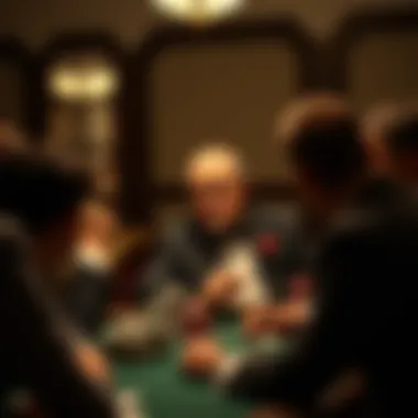 A vintage photograph capturing a significant moment in the Godfather of Poker's career.