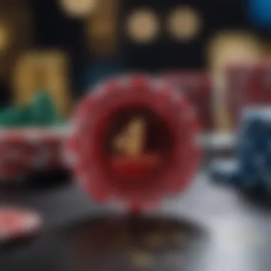 Baccarat Chips and Cards Baccarat chips and cards showcasing the game