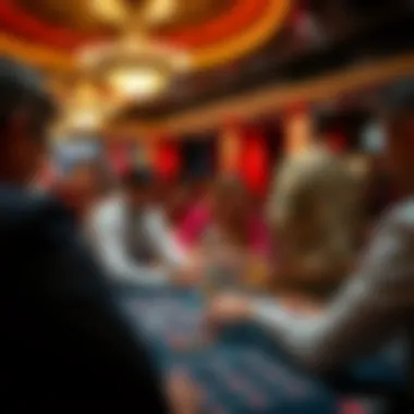 Engaging Strategies at Tombola Casino Strategic gameplay at a Tombola Casino with players engaged in action