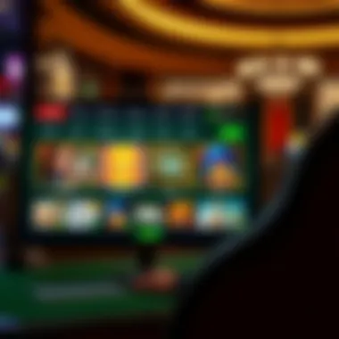 A secure online casino interface showcasing various game options.