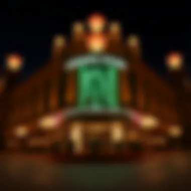 Majestic Exterior of Turning Stone Casino Exterior view of Turning Stone Casino showcasing its grandeur