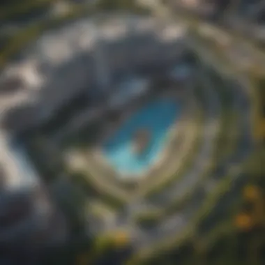 Stunning Aerial Perspective of Turning Stone Aerial view of Turning Stone Resort Casino