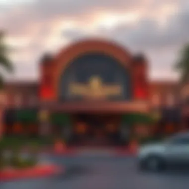 Two Kings Casino Exterior Exterior view of Two Kings Casino showcasing its architecture