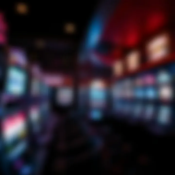 Gaming Area at Two Kings Casino Interior shot of gaming area filled with diverse slot machines