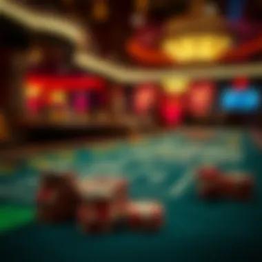 A visualization of odds in different casino games
