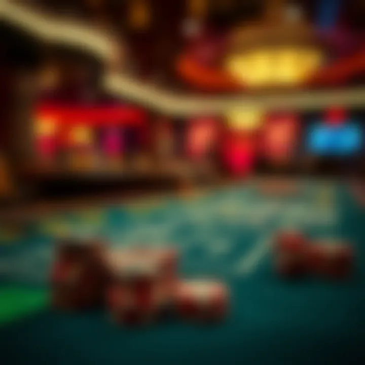 A visualization of odds in different casino games